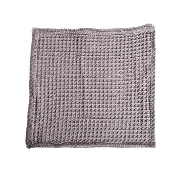 WAFFLE BABY WASHCLOTHS: GRAY | SET OF 2