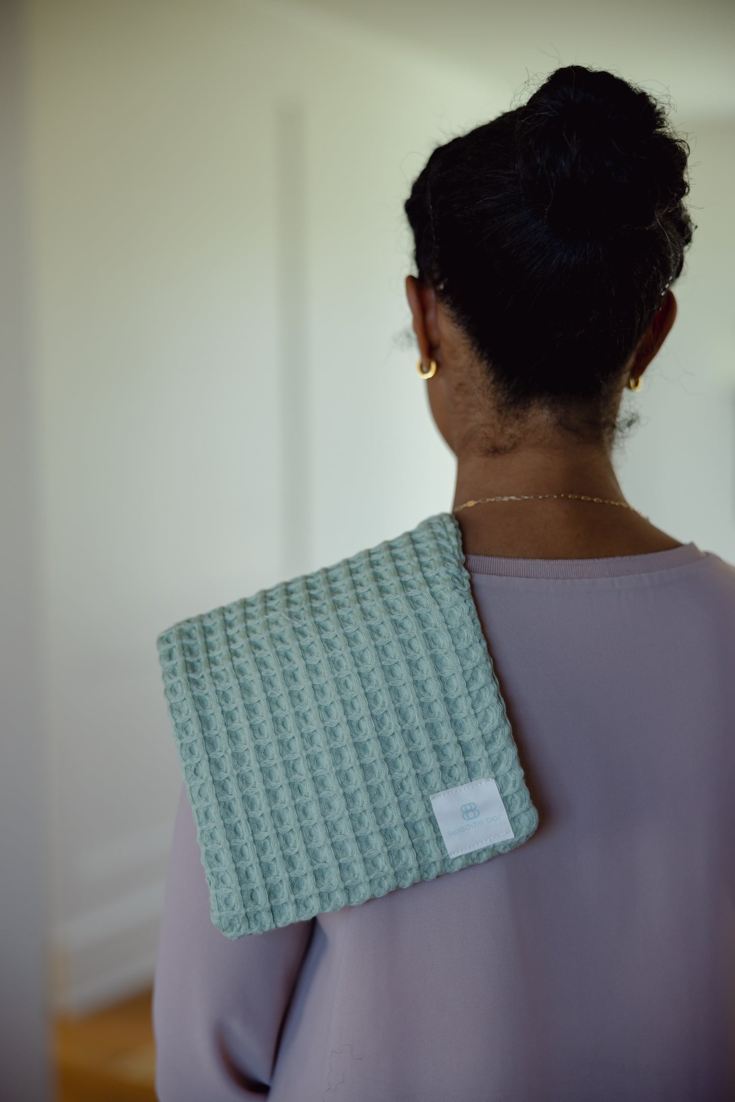 WAFFLE BURP CLOTH