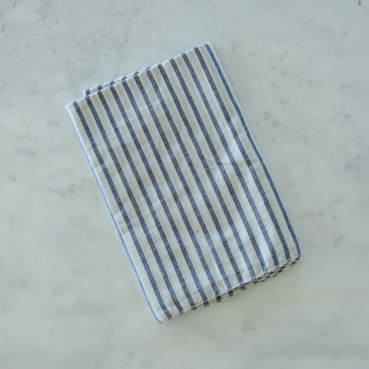 MUSLIN BABY SWADDLE: BLUE STRIPE