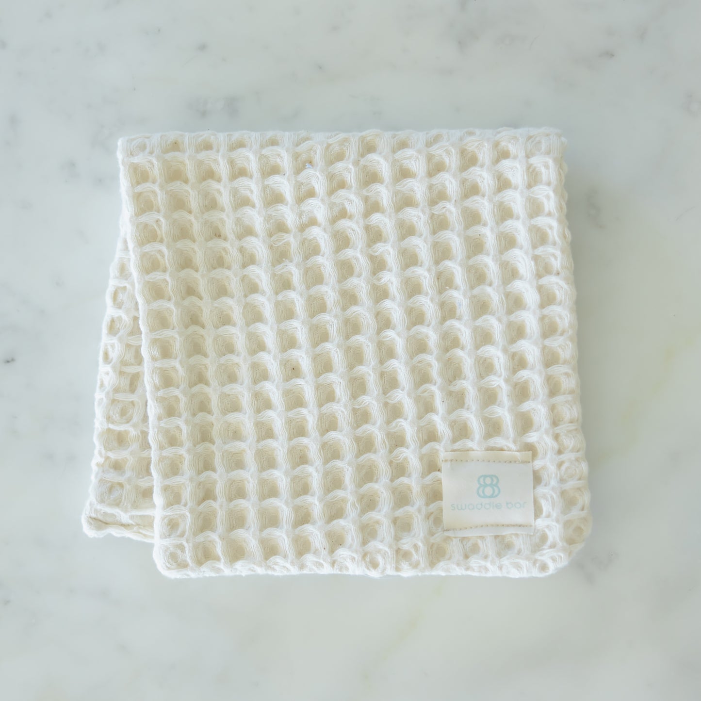 WAFFLE BURP CLOTH