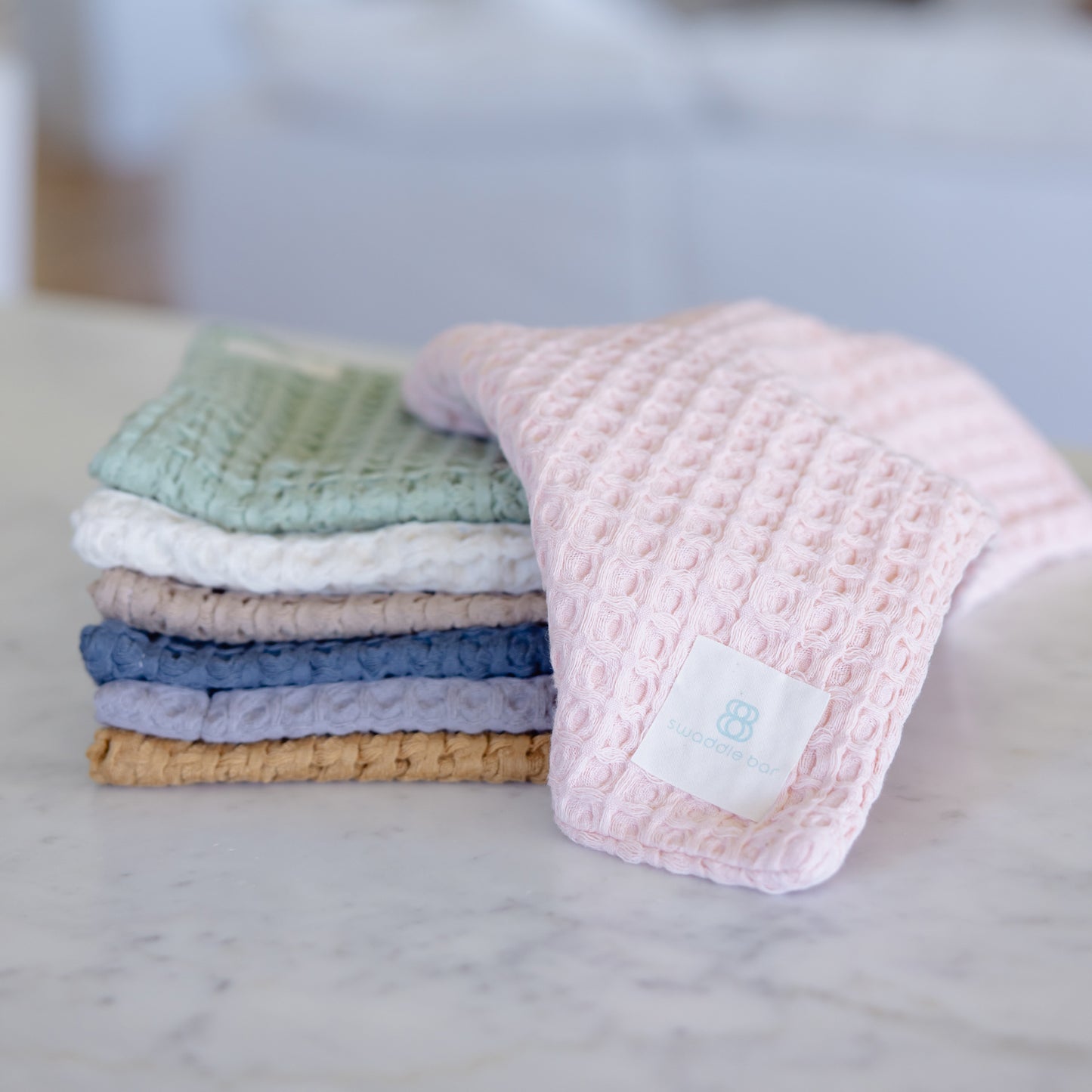 WAFFLE BURP CLOTH